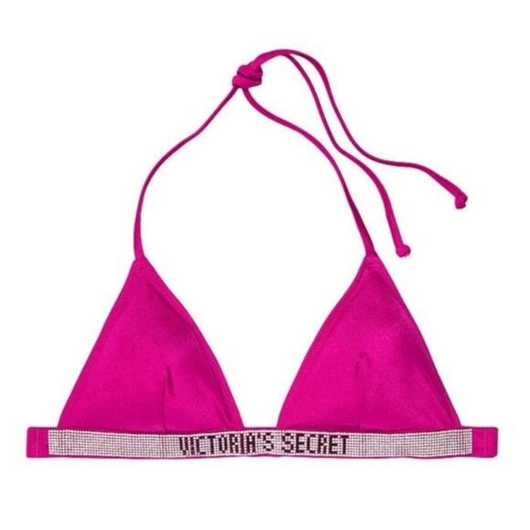 Victoria's Secret Swim Shine Strap Triangle Bikini Top - Picture 1 of 3